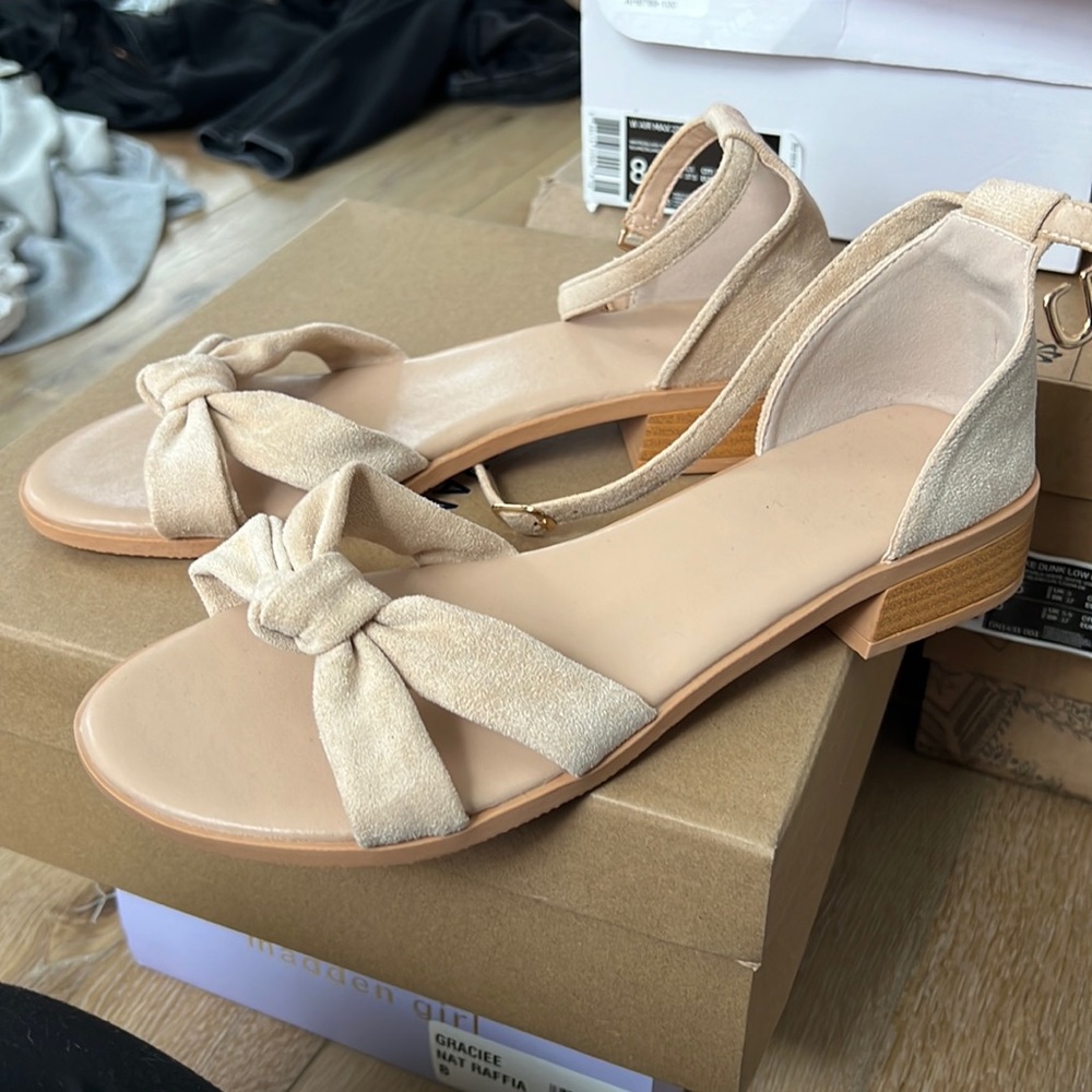 Tan sandals